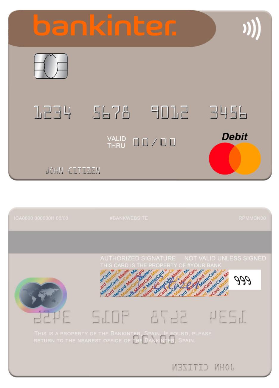 Spain Bankinter mastercard